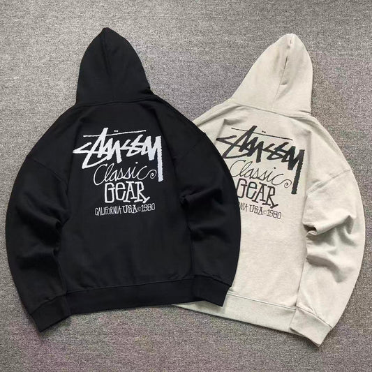 MOLETOM CANGURU Stussy Classic Gear Core — costa