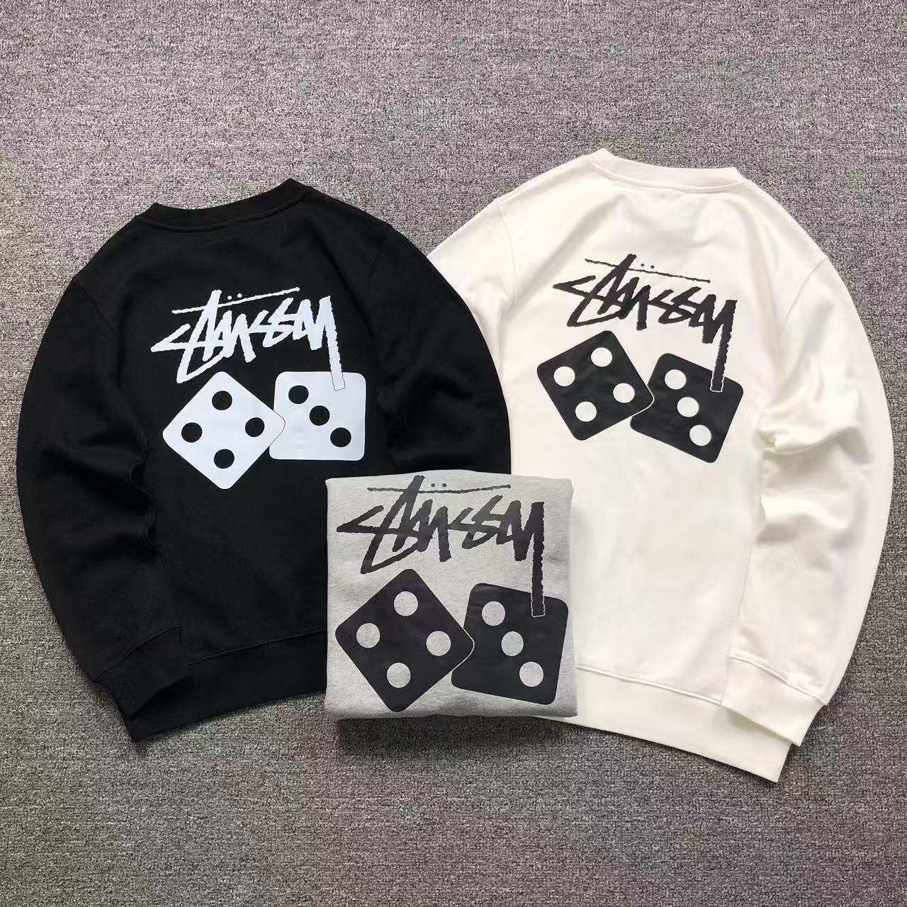 MOLETOM CANGURU Stussy Dice Roll Prime — costa