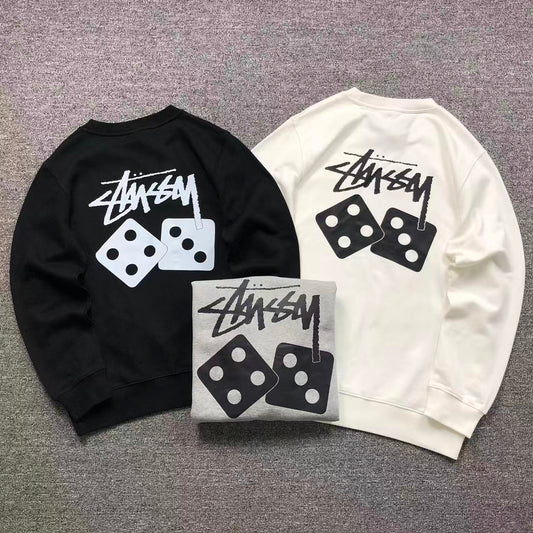 MOLETOM CANGURU Stussy Dice Roll Prime — costa