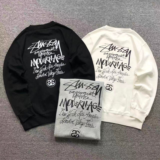 MOLETOM CANGURU Stussy Modern Age — costa