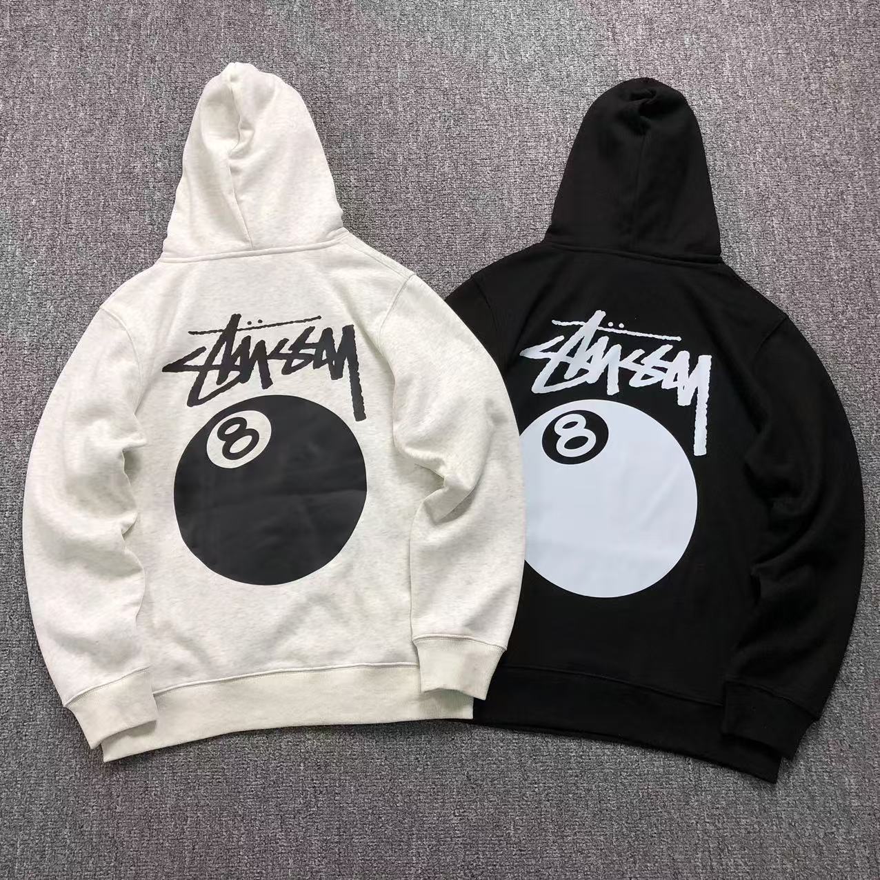 MOLETOM CANGURU Stussy 8 Ball Core — costa