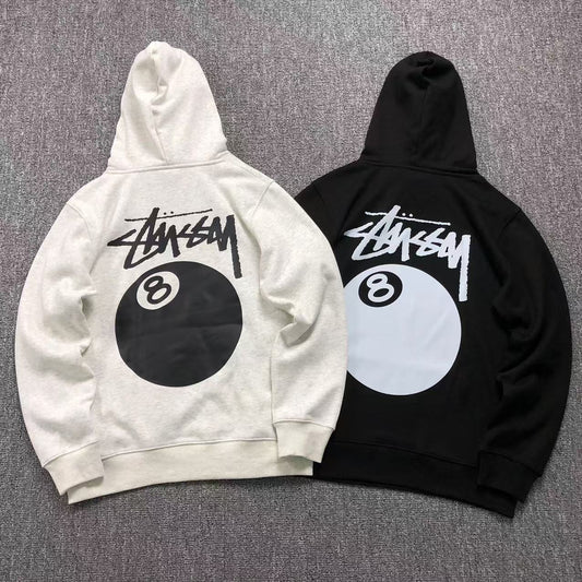 MOLETOM CANGURU Stussy 8 Ball Core — costa