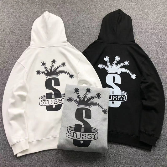 MOLETOM CANGURU Stussy Crown S — costa