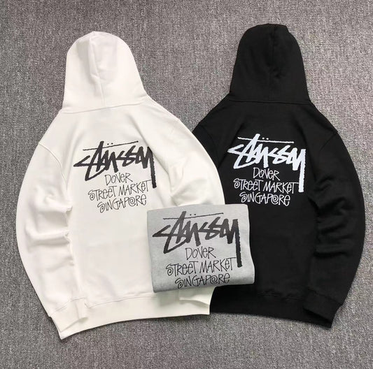 MOLETOM CANGURU Stussy Dover Street Market Prime — costa