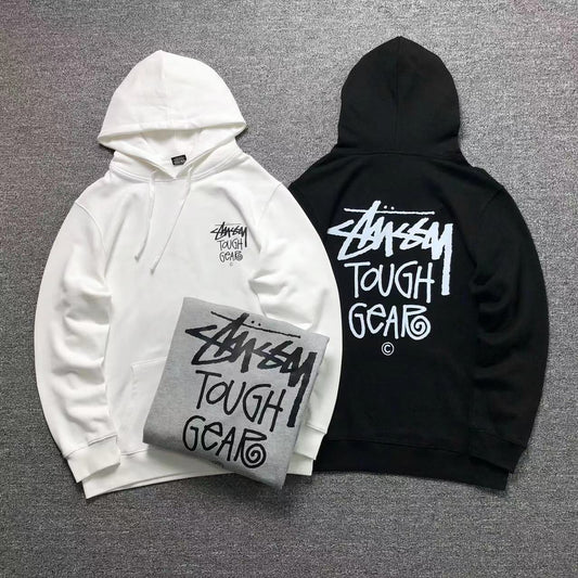 MOLETOM CANGURU Stussy Tough Gear Core — frente