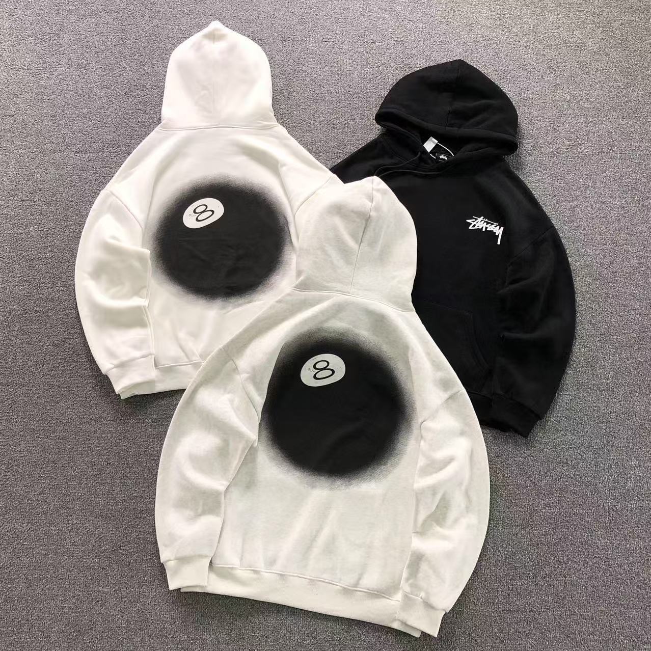 MOLETOM CANGURU Stussy 8 Ball Legacy — costa