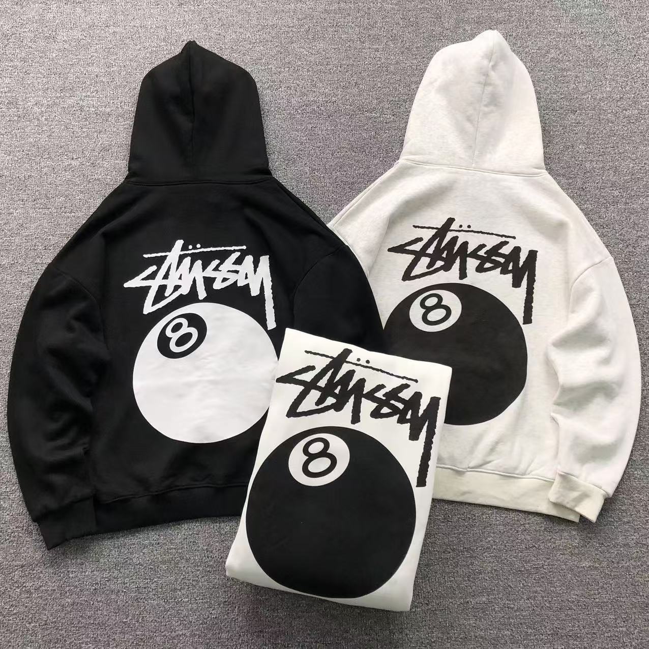 MOLETOM CANGURU Stussy 8 Ball Icon — costa