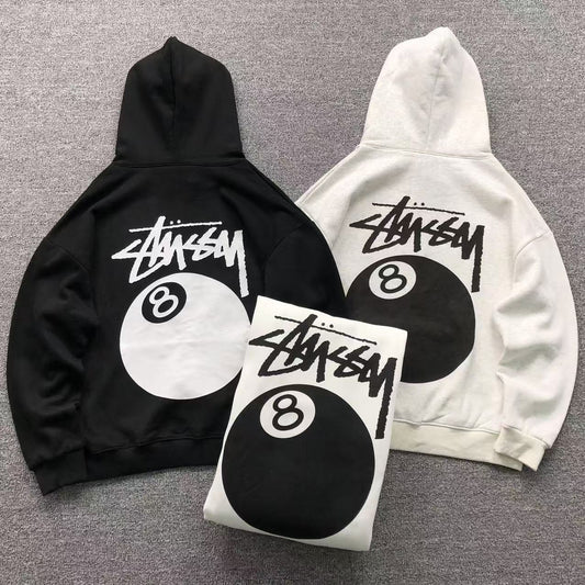 MOLETOM CANGURU Stussy 8 Ball Icon — costa