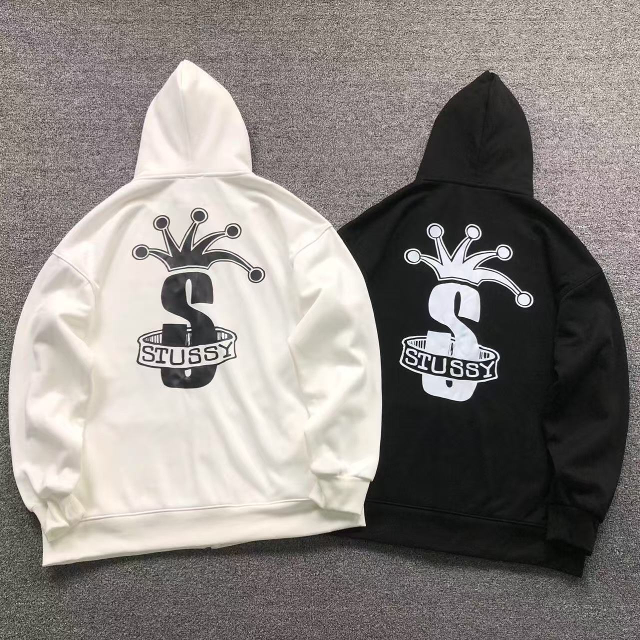 MOLETOM CANGURU Stussy Crown S Core — costa