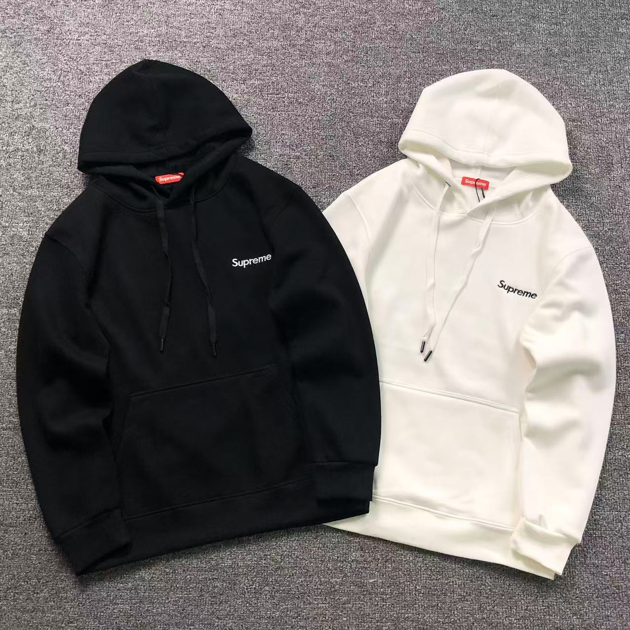 MOLETOM CANGURU Supreme Box Logo Classic — frente