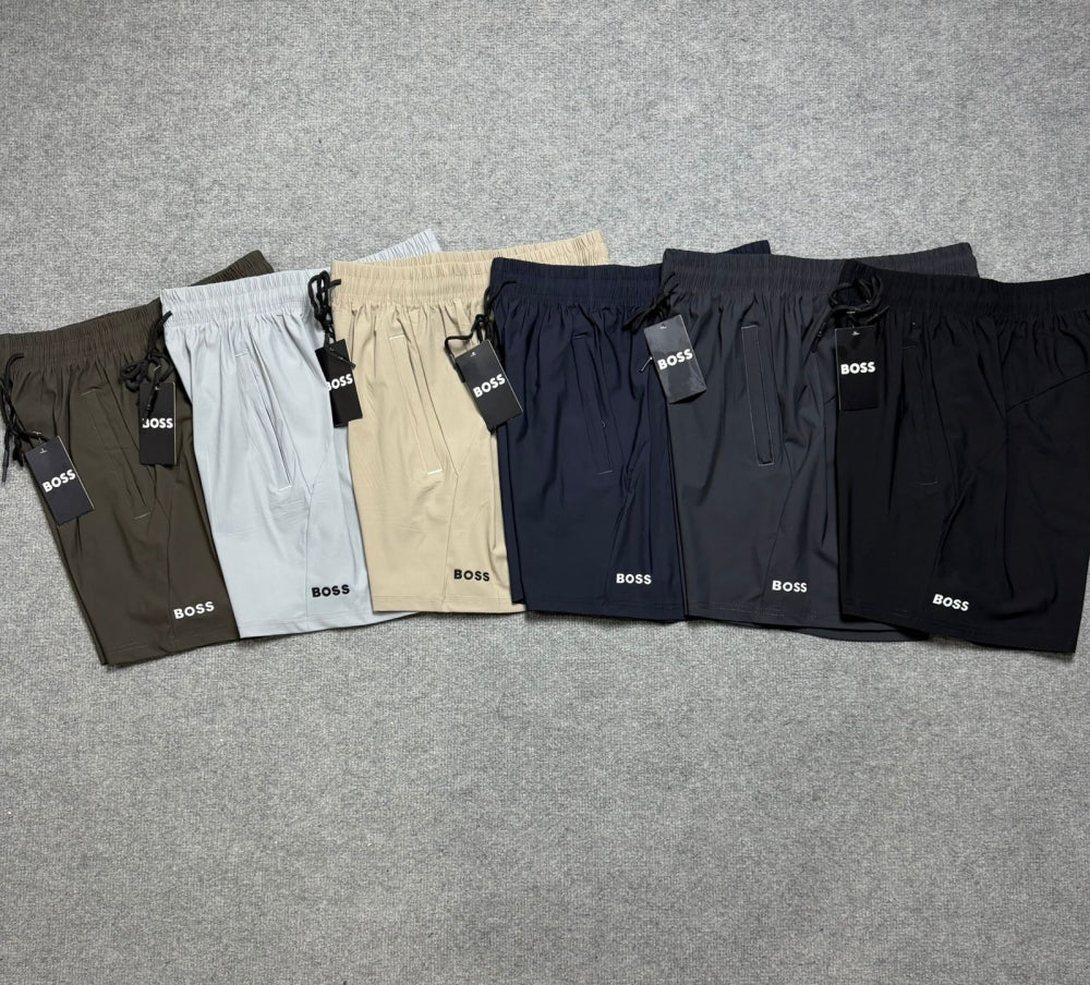Short Masculino Boss Ultra Dry Elastano Importado com Bolso Zíper