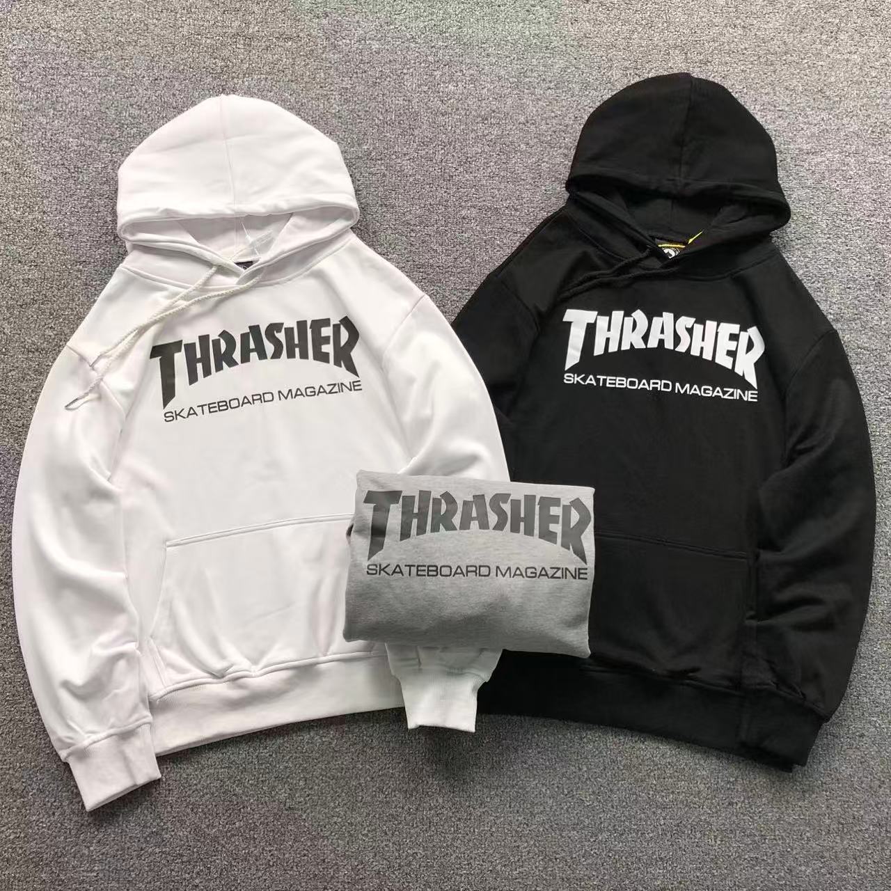 MOLETOM CANGURU Thrasher Skate Magazine — frente