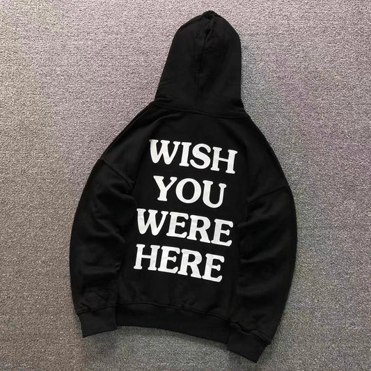 MOLETOM CANGURU Wish You Were Here — costa