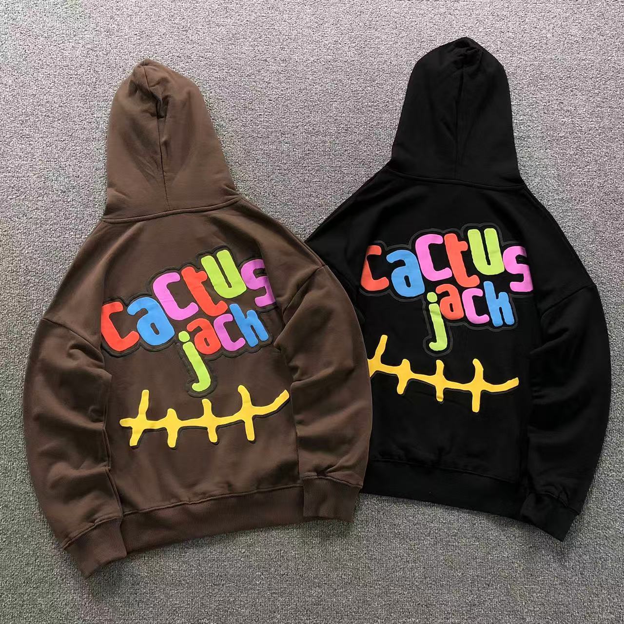 MOLETOM CANGURU Travis Scott Cactus Jack Stitch — costa