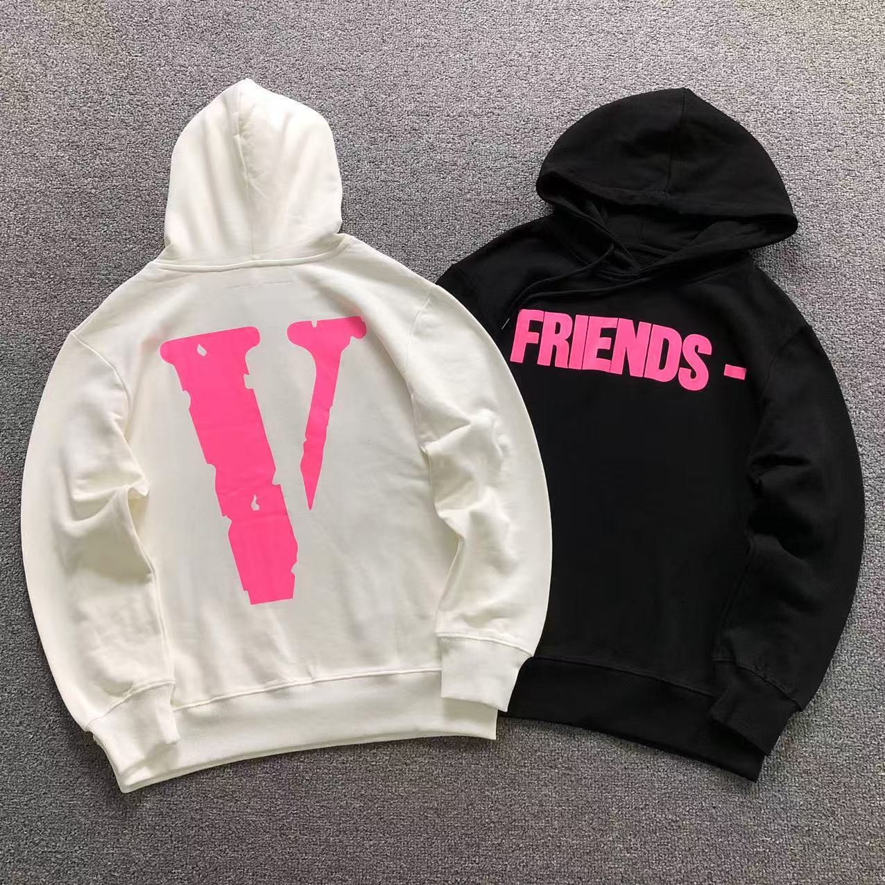 MOLETOM CANGURU Vlone Friends Big V — costa