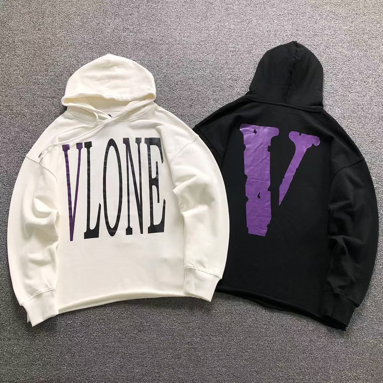 MOLETOM CANGURU Vlone Big V Logo — frente
