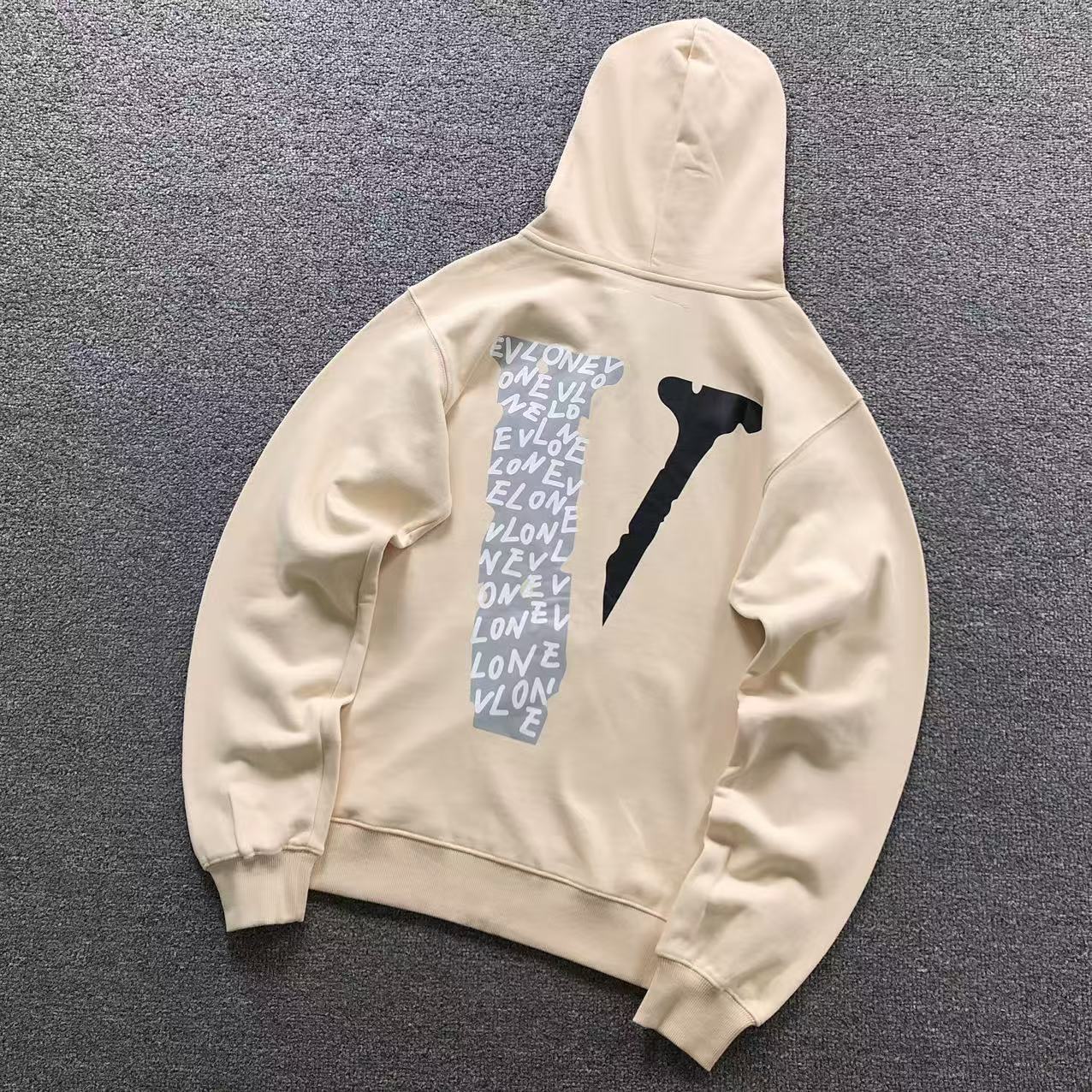 MOLETOM CANGURU Vlone Nail Cross — costa