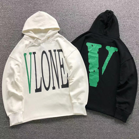 MOLETOM CANGURU Vlone Big V Logo Prime — frente