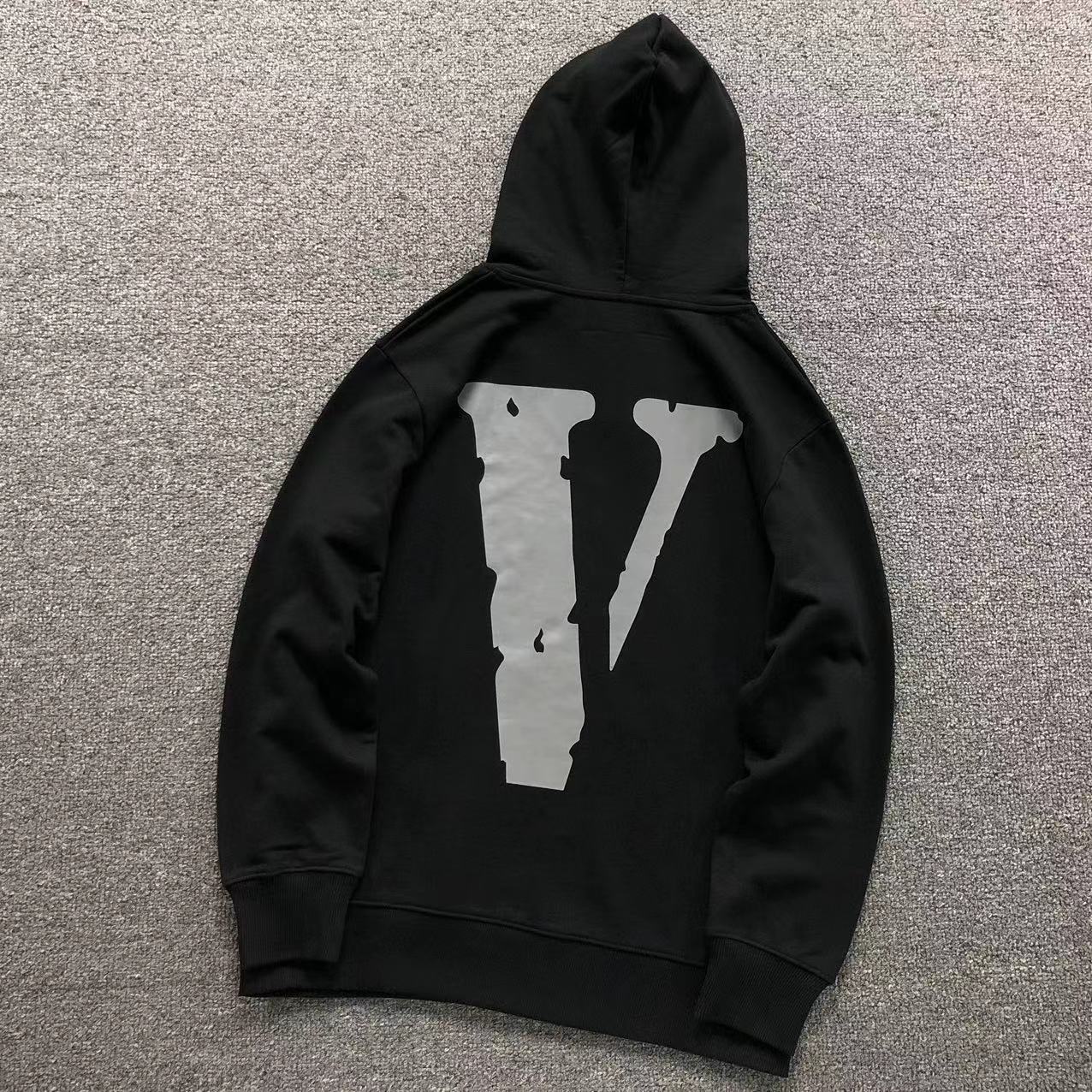 MOLETOM CANGURU Vlone V Fire — costa