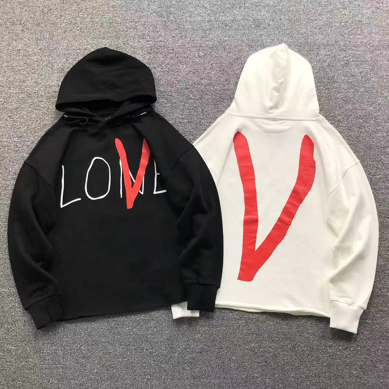 MOLETOM CANGURU Vlone Love V — costa