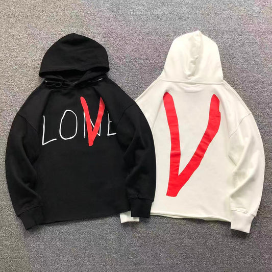 MOLETOM CANGURU Vlone Love V — costa