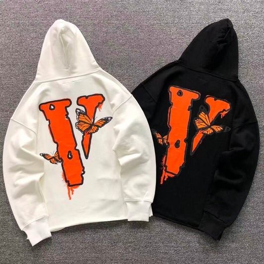 MOLETOM CANGURU Vlone Butterfly V — costa