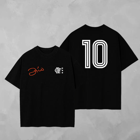 Camisa Flamengo Zico Autógrafo