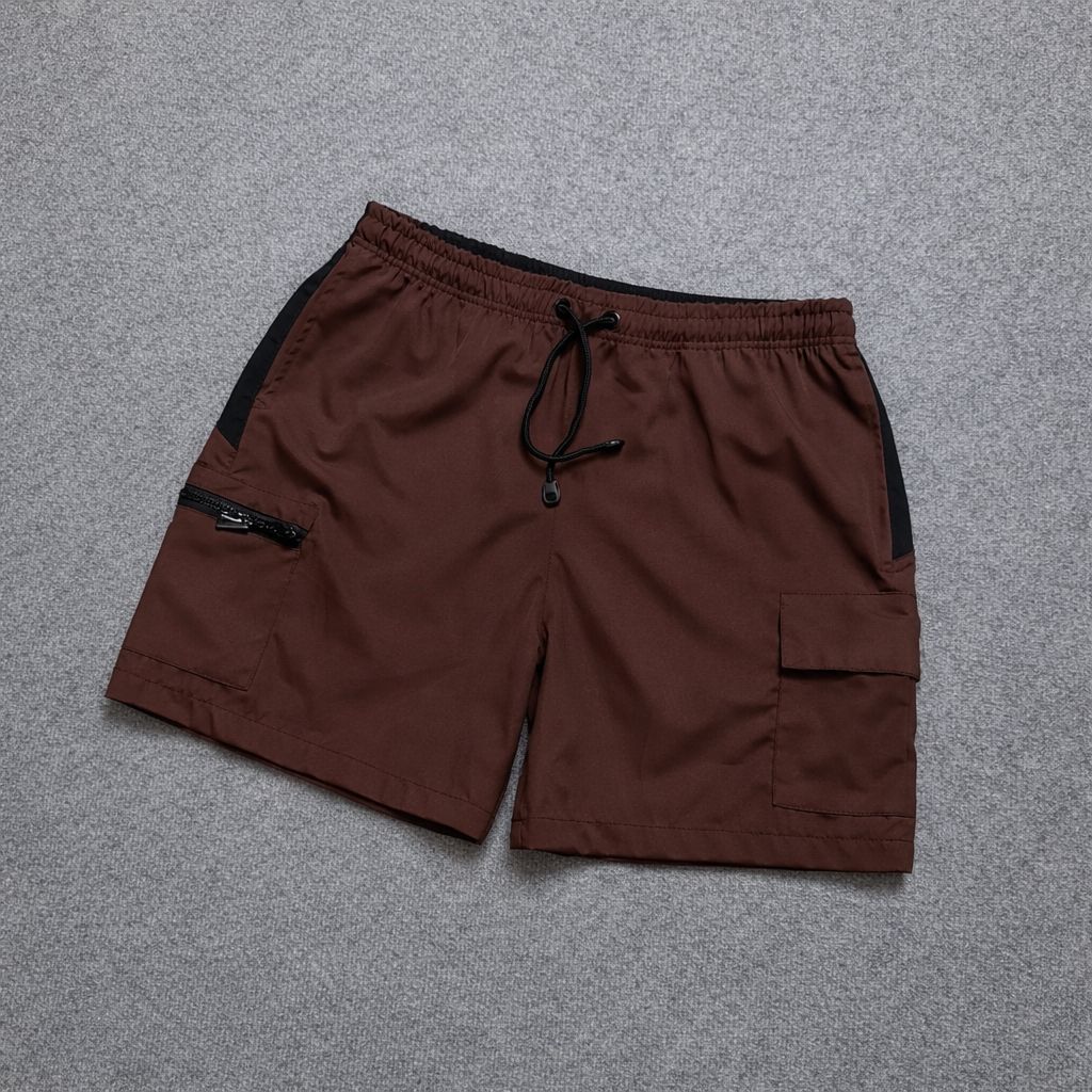 Short Premium Bicolor Marrom
