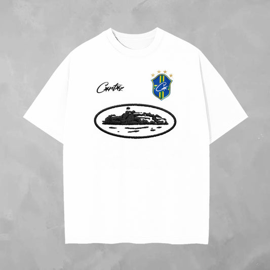 Camisa Brasil + Corteiz