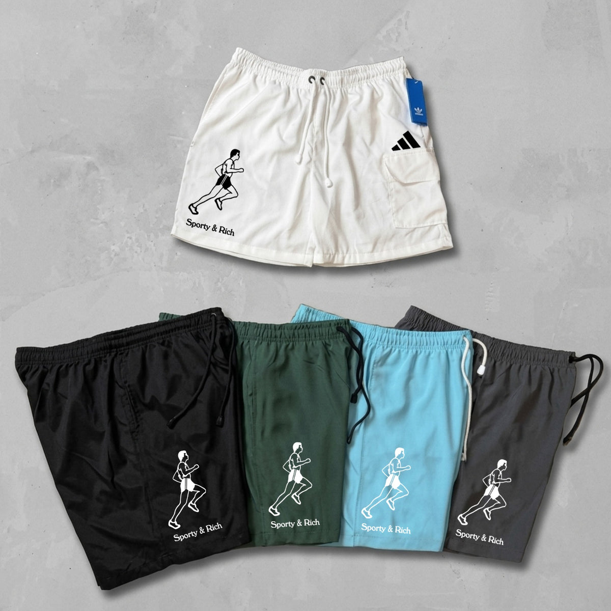 Short Cargo Premium Adidas Sporty Rich
