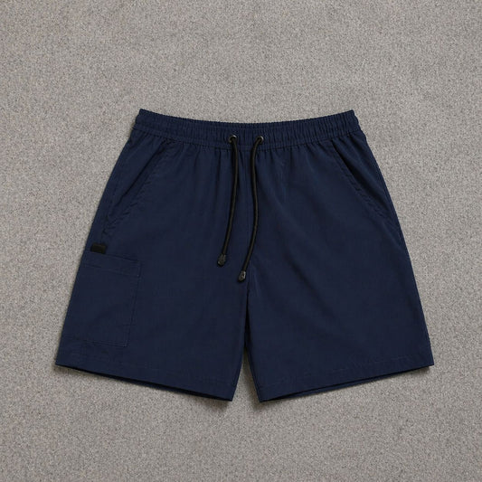 Short Cargo Street com Bolso Funcional Azul Escuro