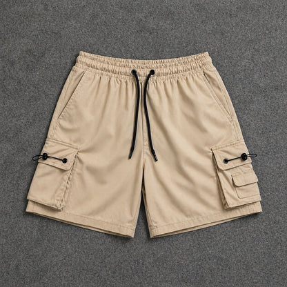 Short Cargo Streetwear Dual Pocket Bege