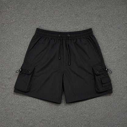 Short Cargo Streetwear Dual Pocket Preto