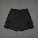 Short Cargo Streetwear Dual Pocket Preto