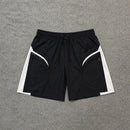 Short Premium Cargo com Recortes Tricolor e Bolsos com Zíper