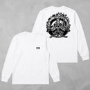 Camisa Manga Longa Suedine High Círculo em Chamas Costas