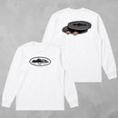Camisa Manga Longa Suedine  Corteiz OG Island L/S Tee White