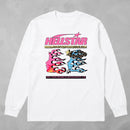 Camisa Manga Longa Suedine Hellstar Rosto em Chamas