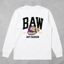 Camisa Manga Longa Suedine  Baw Menino Roxo