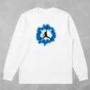 Camisa Manga Longa Suedine Nike Jordan Azul