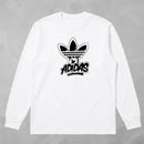 Camisa Manga Longa Suedine Adidas Logo Peito