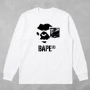Camisa Manga Longa Suedine  Bape P&B