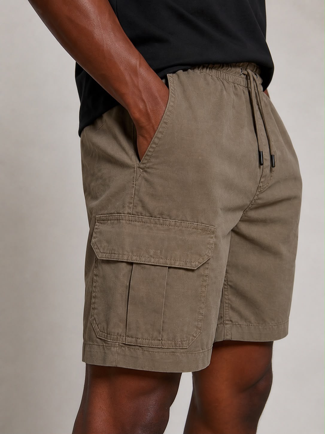 SHORT SARJA CARGO CAQUI