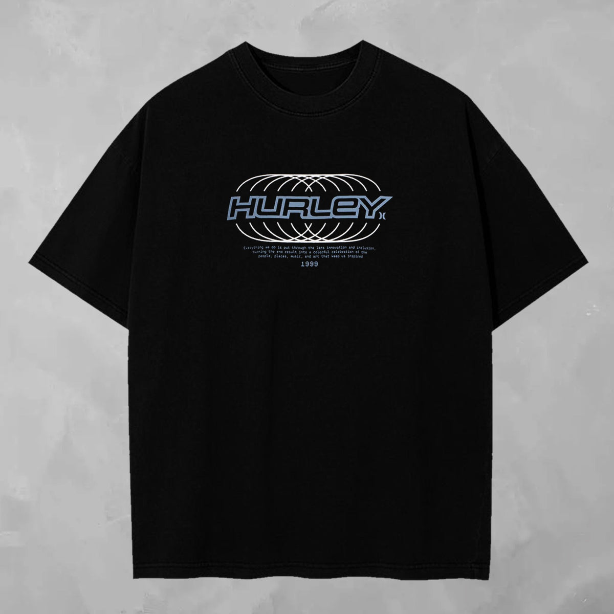Camisa Hurley Sound Waves — frente
