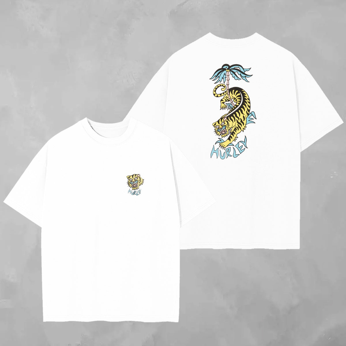 Camisa Hurley Tiger Palm — frente