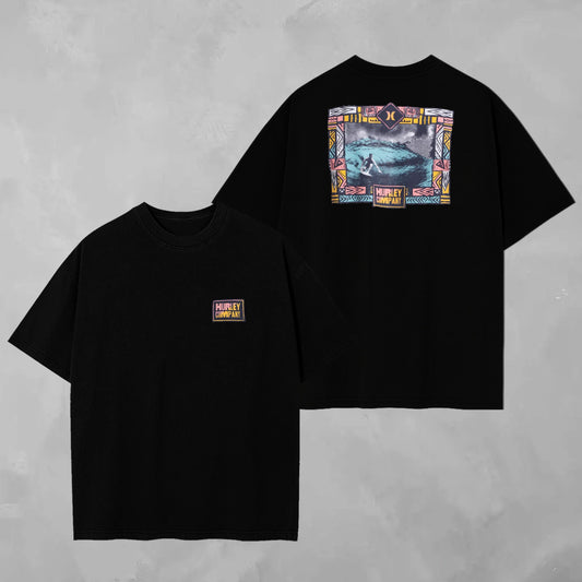 Camisa Hurley Wave Tribal — frente