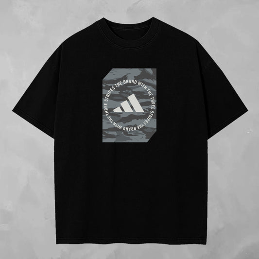 Camisa Adidas Camo Badge — frente