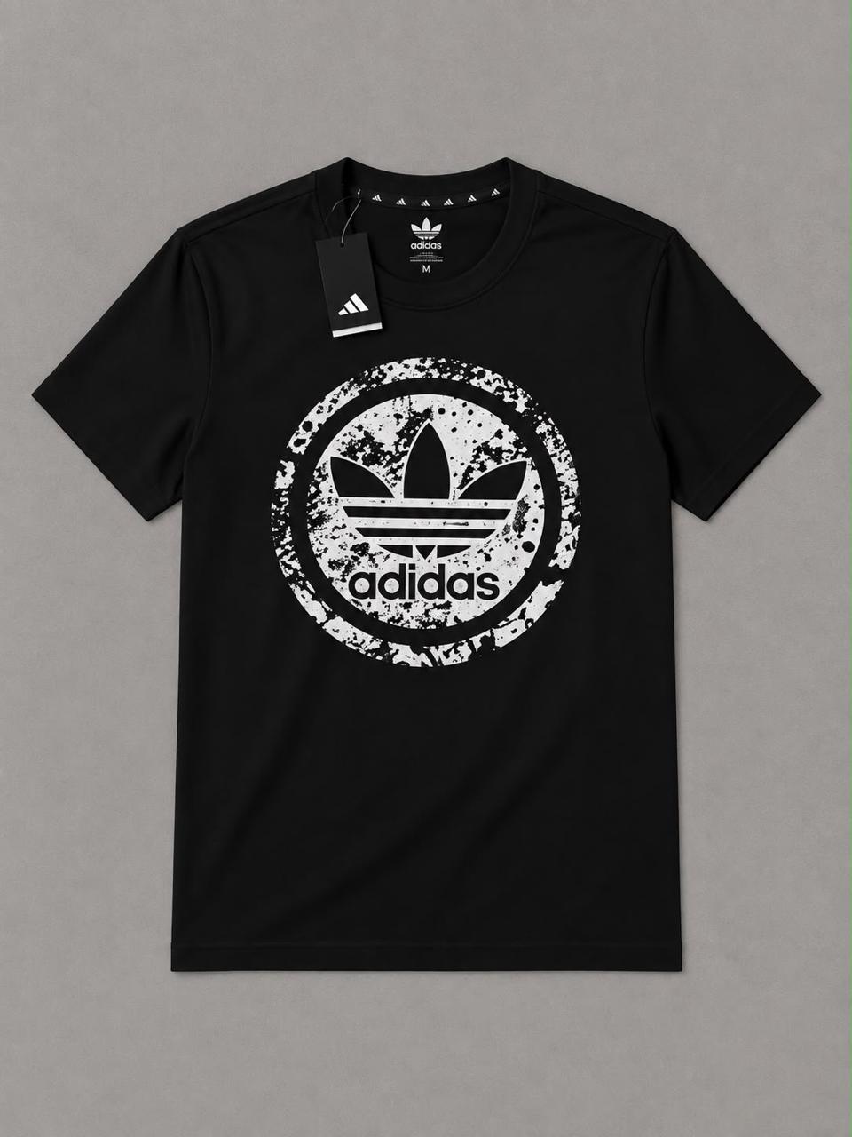 Camisa Adidas Splatter Trefoil — frente