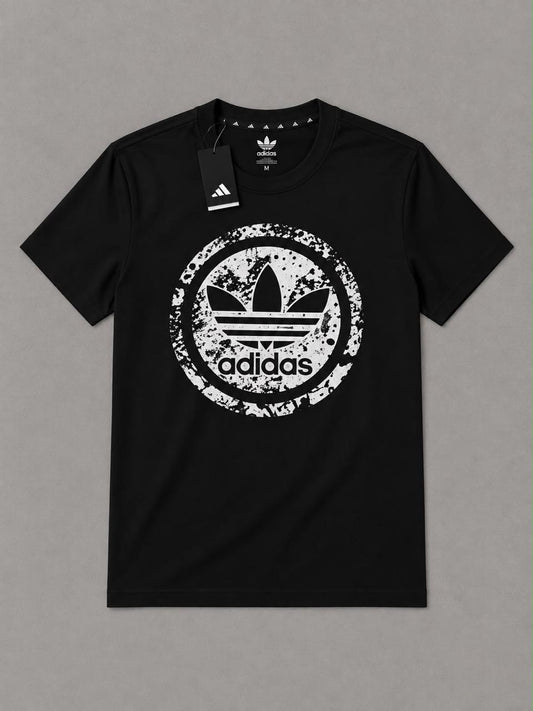 Camisa Adidas Splatter Trefoil — frente