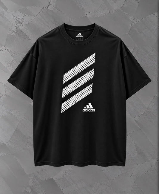 Camisa Adidas Triangle Stripes Três Listras Diagonais — frente